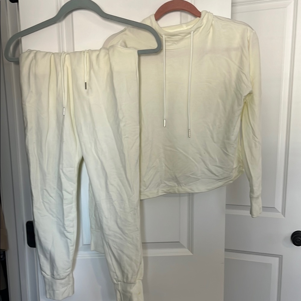 Cozy Cream Hoodie and Jogger Set